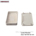 Caja de plástico abs para enrutador wifi IP54 para caja de interruptor de red electrónica PNC481 con tamaño 160 * 95 * 30 mm